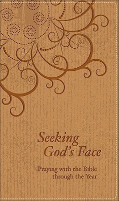 Cover of "Seeking God's Face" prayer book by Baker Books, featuring a Bible and prayer-themed design.