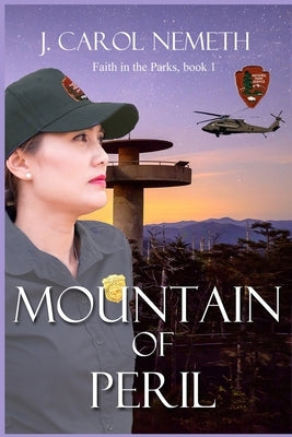 Paperback copy of Mountain of Peril by Winged Publications with a mountain landscape cover illustration.