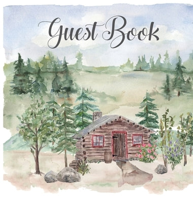Cabin house guest book (hardback), comments book, guest book to sign, vacation home, holiday home, visitors comment book by Bell, Lulu and