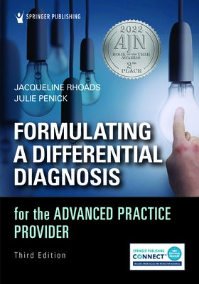 Paperback book titled "Formulating a Differential Diagnosis for the Advanced Practice Provider" by Springer Publishing Company, showing the cover.
