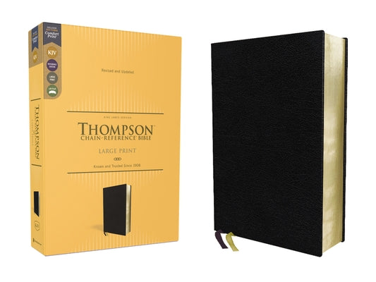 Kjv, Thompson Chain-Reference Bible, Large Print, European Bonded Leather, Black, Red Letter, Comfort Print by Thompson, Frank Charles