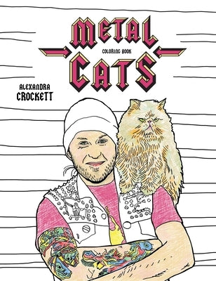Metal Cats Coloring Book by Crockett, Alexandra