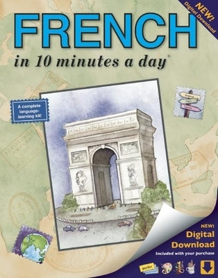 French in 10 Minutes a Day: Language Course for Beginning and Advanced Study. Includes Workbook, Flash Cards, Sticky Labels, Menu Guide, Software, by Kershul, Kristine K.
