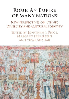Paperback book titled "Rome: An Empire of Many Nations" by Cambridge University Press, showing the front cover with historical artwork.