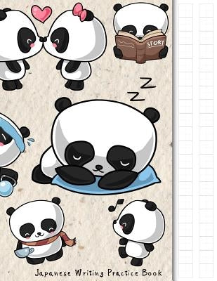 Japanese Writing Practice Book: Kawaii Panda Themed Genkouyoushi Paper Notebook to Practise Writing Japanese Kanji Characters and Kana Scripts Such as by Company, Japanese Writing Paper