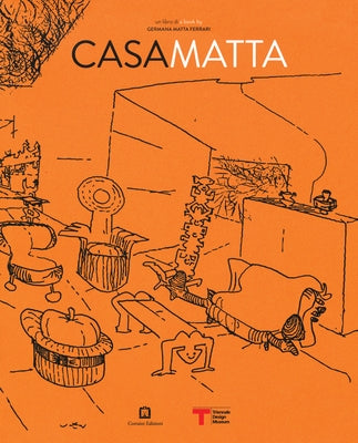 Paperback book titled "Roberto Matta: Casa Matta" by Corraini Editore with colorful abstract artwork on the cover.