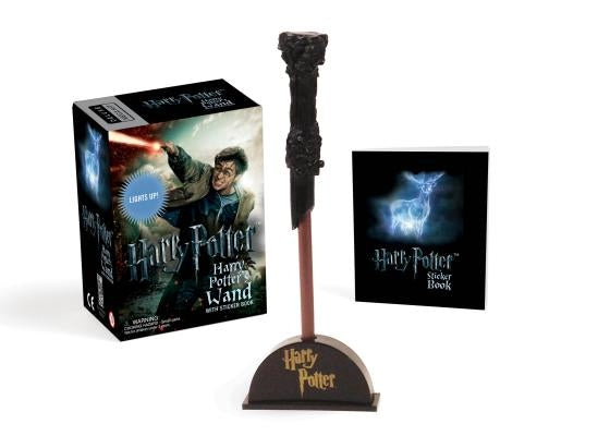 Harry Potter Wizard's Wand with Sticker Book: Lights Up! by Running Press