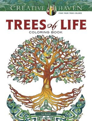 Creative Haven Trees of Life Coloring Book by Buziak, Cari