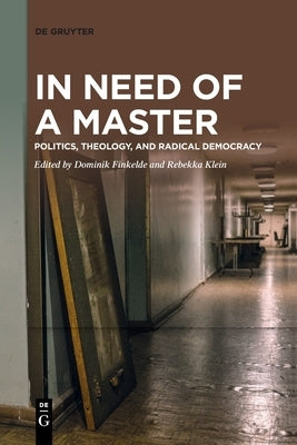 In Need of a Master Paperback de Gruyter