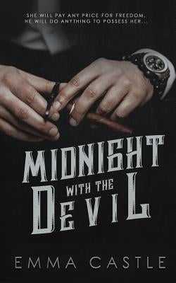 Midnight with the Devil paperback by Emma Castle, featuring dark cover art with mysterious, captivating imagery.