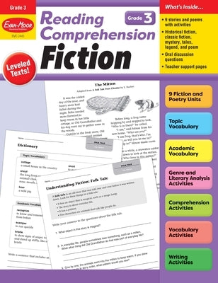 Reading Comprehension: Fiction, Grade 3 Teacher Resource by Evan-Moor Corporation