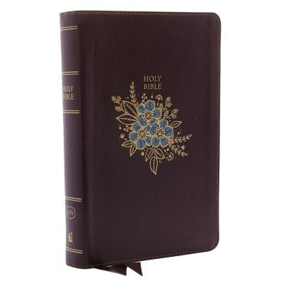 KJV, Deluxe Reference Bible, Personal Size Giant Print, Imitation Leather, Burgundy, Red Letter Edition by Thomas Nelson