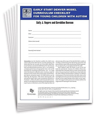 Early Start Denver Model Curriculum Checklist for Young Children with Autism by Rogers, Sally J.