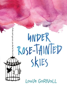 Paperback of Under Rose-Tainted Skies novel by Clarion Books, featuring the book cover with rose imagery and title.