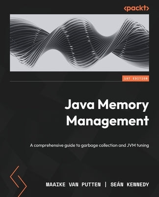 Paperback book titled "Java Memory Management" by Packt Publishing, showing the cover with text on garbage collection and JVM tuning.