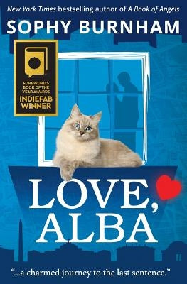 Paperback copy of "Love, Alba" by River Sanctuary Publishing, showing the book cover with title and author text.