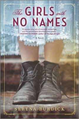 Paperback of The Girls with No Names by Park Row, featuring the book cover with title and author on a plain background.