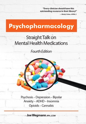 Psychopharmacology book by PESI Publishing, Inc., featuring a close-up of the cover with title and author details.