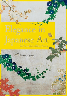 Elegance in Japanese Art: EDO Rinpa Bird and Flower Painting by Miyazaki, Momo