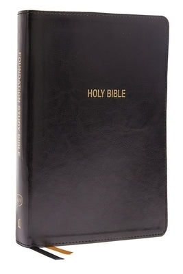 Kjv, Foundation Study Bible, Large Print, Leathersoft, Black, Red Letter, Comfort Print: Holy Bible, King James Version Bible Thomas Nelson