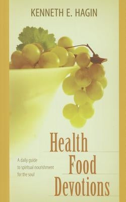 Paperback Health Food Devotions book by Faith Library Publications with inspirational spiritual content and vibrant cover design.