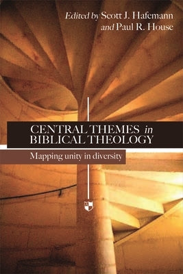 Paperback book titled "Central Themes in Biblical Theology: Mapping Unity in Diversity" by Apollos, featuring a cover with biblical imagery.