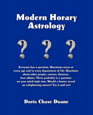 Modern Horary Astrology by Doane, Doris Chase