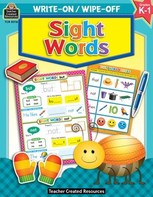 Write-On/Wipe-Off: Sight Words Paperback Teacher Created Resources