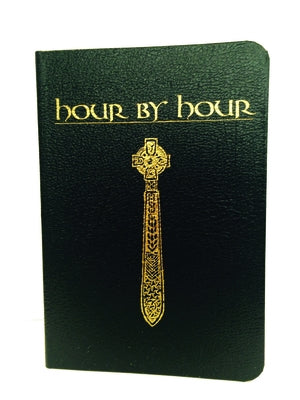 Leather Hour by Hour journal by Forward Movement Publications with embossed cover and detailed stitching.
