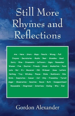 Still More Rhymes and Reflections Paperback Outskirts Press