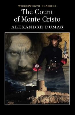Paperback edition of The Count of Monte Cristo by Wordsworth Editions, showing the book cover with detailed artwork.