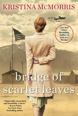 Bridge of Scarlet Leaves novel by Kensington Publishing Corporation, featuring a cover with red leaves and a scenic background.