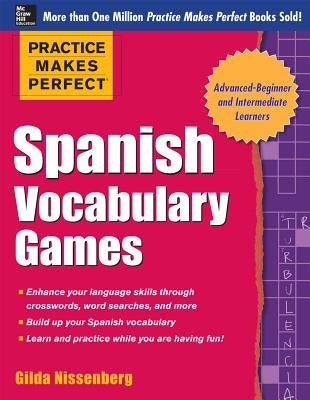 Spanish Vocabulary Games by Nissenberg, Gilda