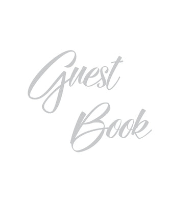 Silver Guest Book, Weddings, Anniversary, Party's, Special Occasions, Memories, Christening, Baptism, Wake, Funeral, Visitors Book, Guests Comments, V by Publishing, Lollys