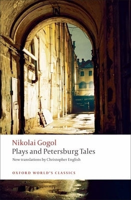 Paperback book titled "Plays and Petersburg Tales" including "Marriage" and "The Government Inspector" by Oxford University Press.