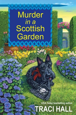 Paperback of Murder in a Scottish Garden by Kensington Publishing Corporation, showing the book cover with Scottish landscape and title.