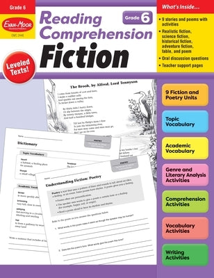 Reading Comprehension: Fiction, Grade 6 Teacher Resource by Evan-Moor Corporation