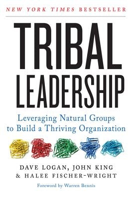 Paperback of Tribal Leadership book by Harper Business showing the front cover with title and author details.