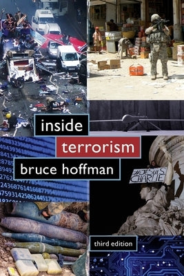 Inside Terrorism paperback book by Columbia University Press, featuring a cover with abstract design and title text.