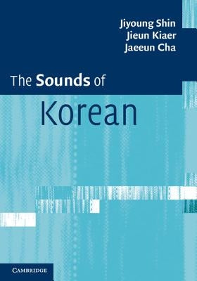 Paperback book titled The Sounds of Korean by Cambridge University Press, featuring the cover design with Korean phonetic symbols.