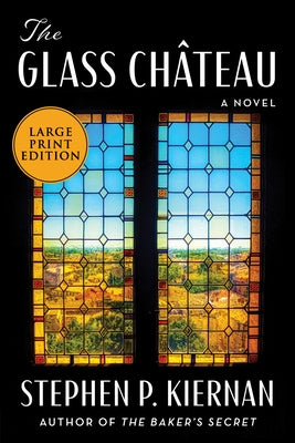 Paperback of The Glass Château by Harper Large Print, featuring a cover with a scenic illustration and elegant typography.