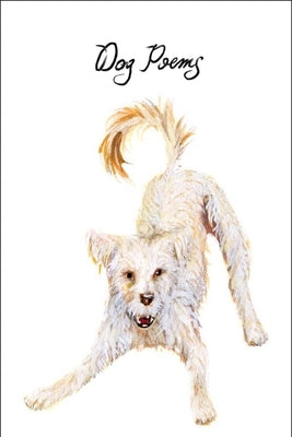 Paperback copy of "Dog Poems: An Anthology" by New Directions Publishing featuring a colorful cover with dog-themed artwork.
