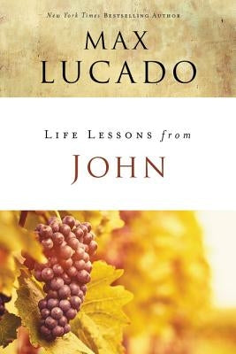Book cover for "Life Lessons from John: When God Became Man" by HarperChristian Resources, featuring a religious-themed design.