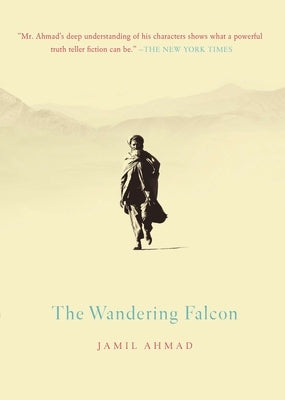 Paperback of The Wandering Falcon by Riverhead Books, featuring the book cover with desert and falcon imagery.