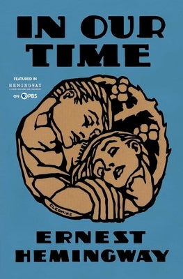 Paperback of "In Our Time" by Scribner Book Company, featuring a cover with abstract artwork and the title text.