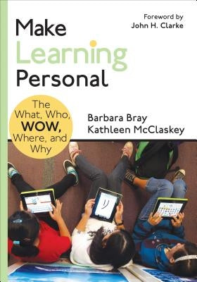 Paperback of "Make Learning Personal" by Corwin Publishers, showing the book cover with title and author details.