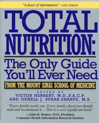 Total Nutrition by Herbert, Victor