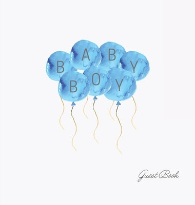 Boy baby shower guest book (Hardback) by Bell, Lulu and