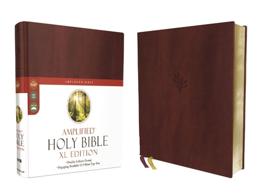 Amplified Holy Bible, XL Edition, Leathersoft, Burgundy by Zondervan