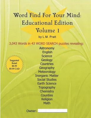 Word Find For Your Mind: Educational Edition Paperback Word Search Publishing